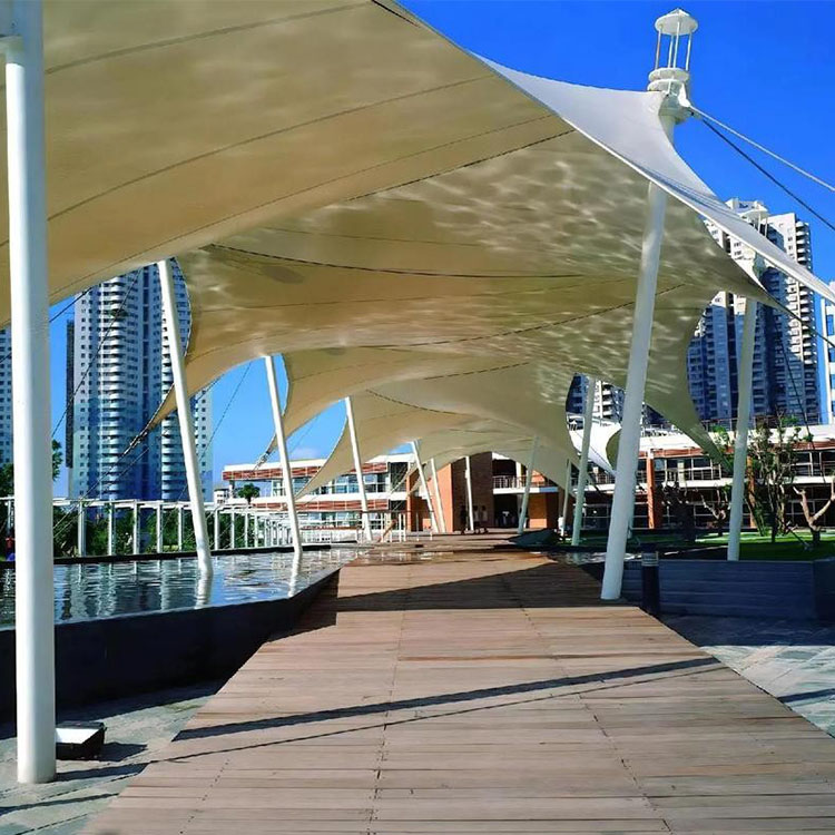 明水县膜结构景观棚