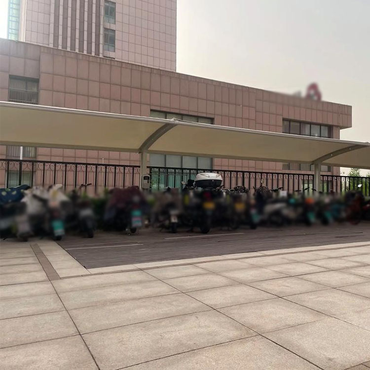 明水县膜结构电动车棚