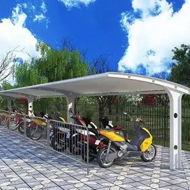 明水县膜结构电动车棚